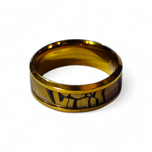 Bague "Feuille d'or" - Dorée